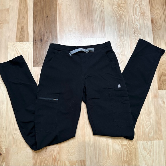 Figs Pants - Figs Black Yola Scrub Pants women’s size XXS Tall